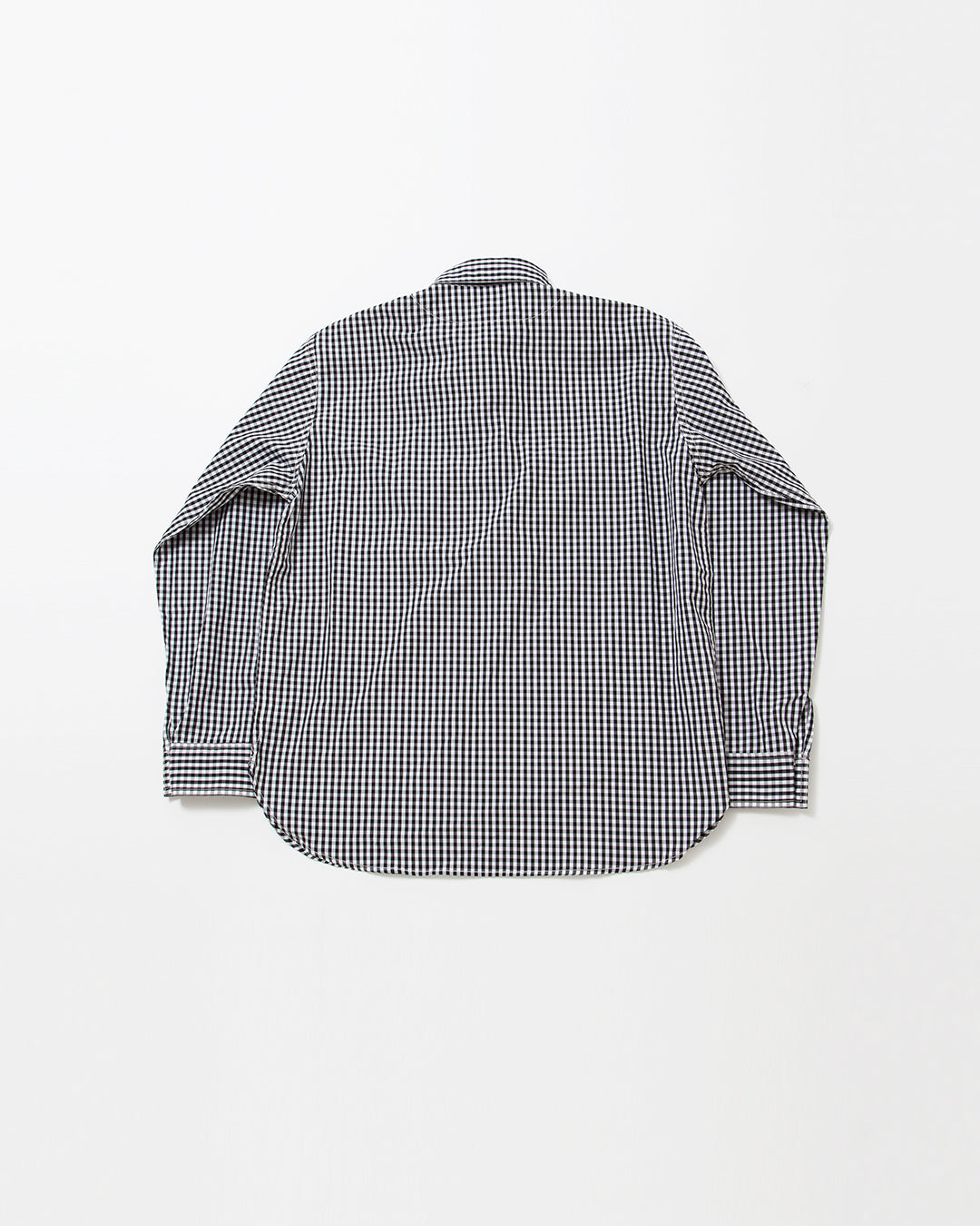 CS003・NAVY PULLOVER SHIRT / Monotone Gingham Check