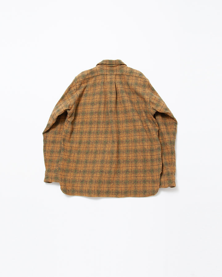 CS005 - W.C.W SHIRT PULLOVER / Khaki × Green