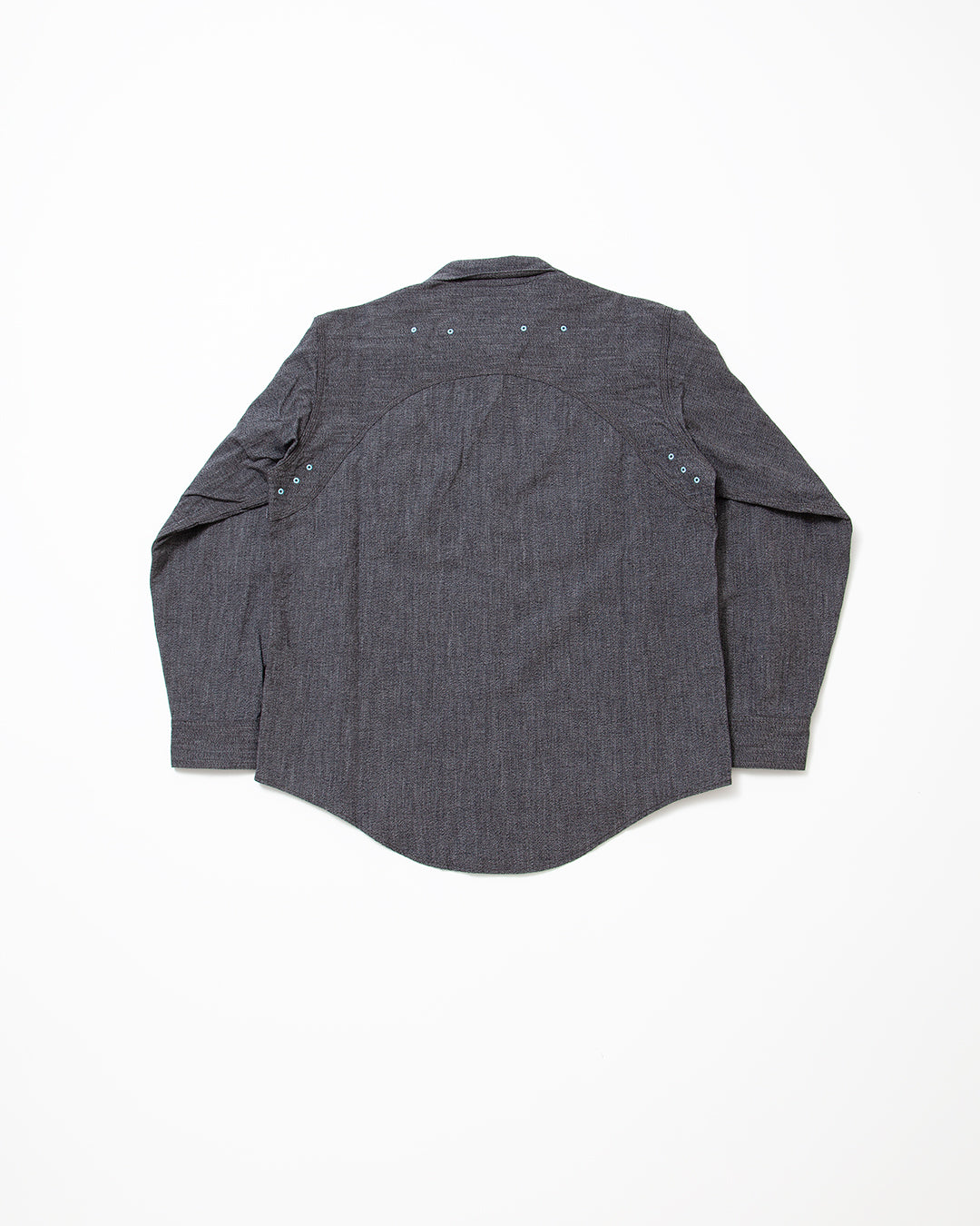 CS014 - CORONA・W-YOKE SHIRT / Top Black Chambray