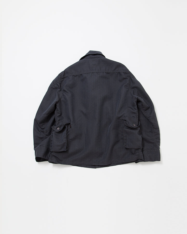 CSJ003・6POCKET JAC SHIRT / Black