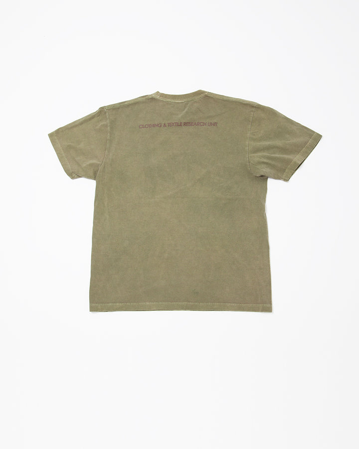 CT021・"THE CORONA UTILITY" LOGO EMBROIDERY TEE / Light Khaki
