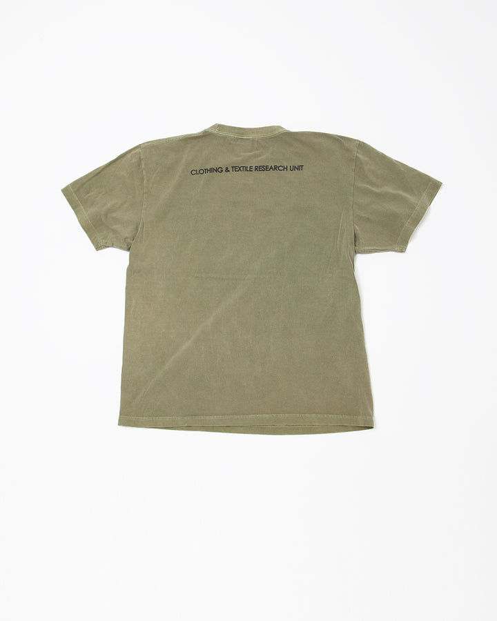 CT022・"Little Satan" EMBROIDERY TEE / Light Khaki
