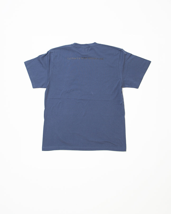 CT033 - LABEL POCKET TEE / Hazy Navy