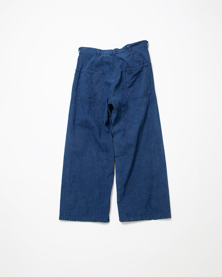 FP015・UTILITY NAVY SLACKS / Indigo w/ Bio-wash