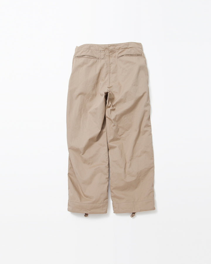 FP018・NAVY EASY SLACKS / Khaki