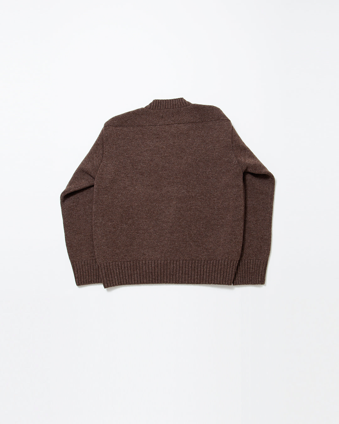 KN001 - KeyHole・NAVY CREW / Melange Mocha