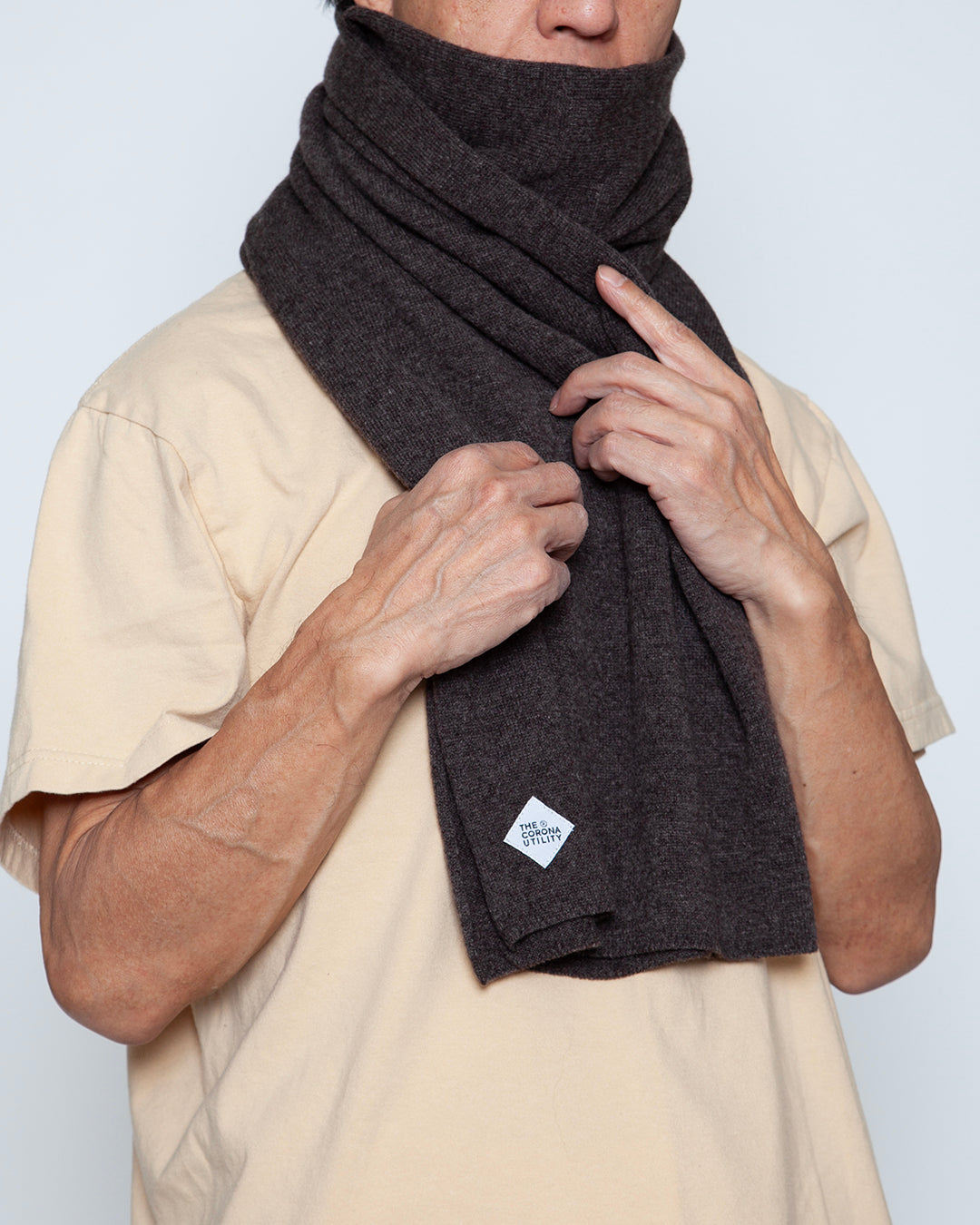 CA017 - CASHMERE GAUZE STOLE / Woods