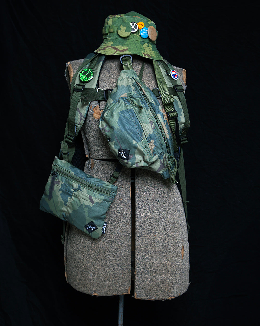 BALLISTICS × CORONA・CB003 - UTILITY HANGING POCKET / Mitchell Pattern Camo