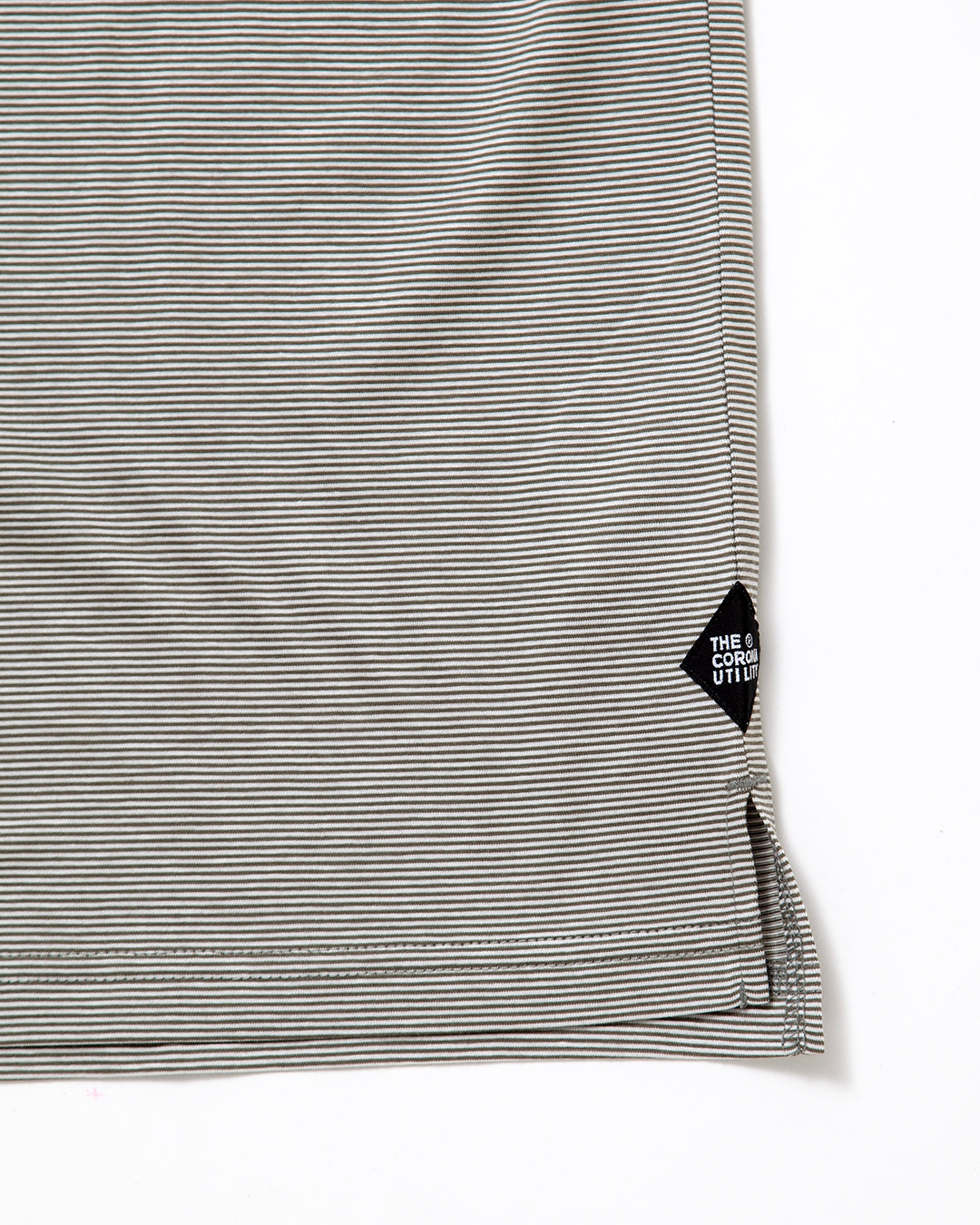 CC010  - BASIC POCKET TEE / OD × White
