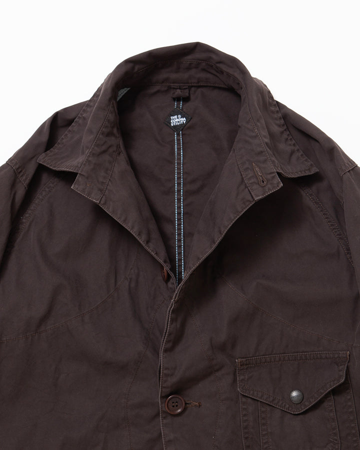 CJ001 - CORONA・GAME JACKET / Chocolate Brown w/ Bio-wash
