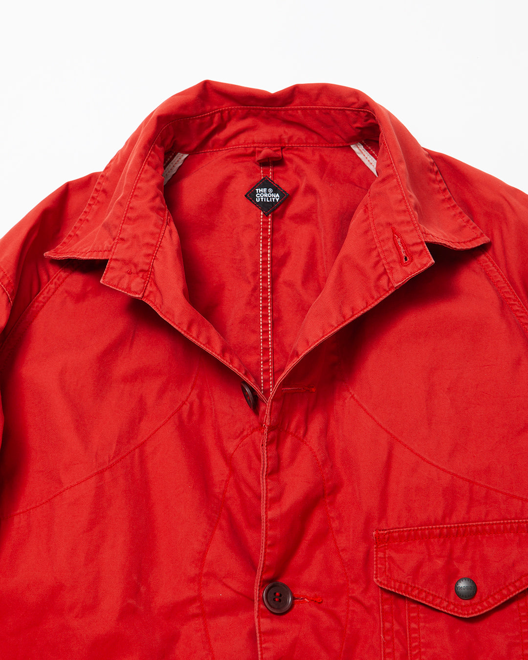 CJ001 - CORONA・GAME JACKET / Red w/ Bio-wash