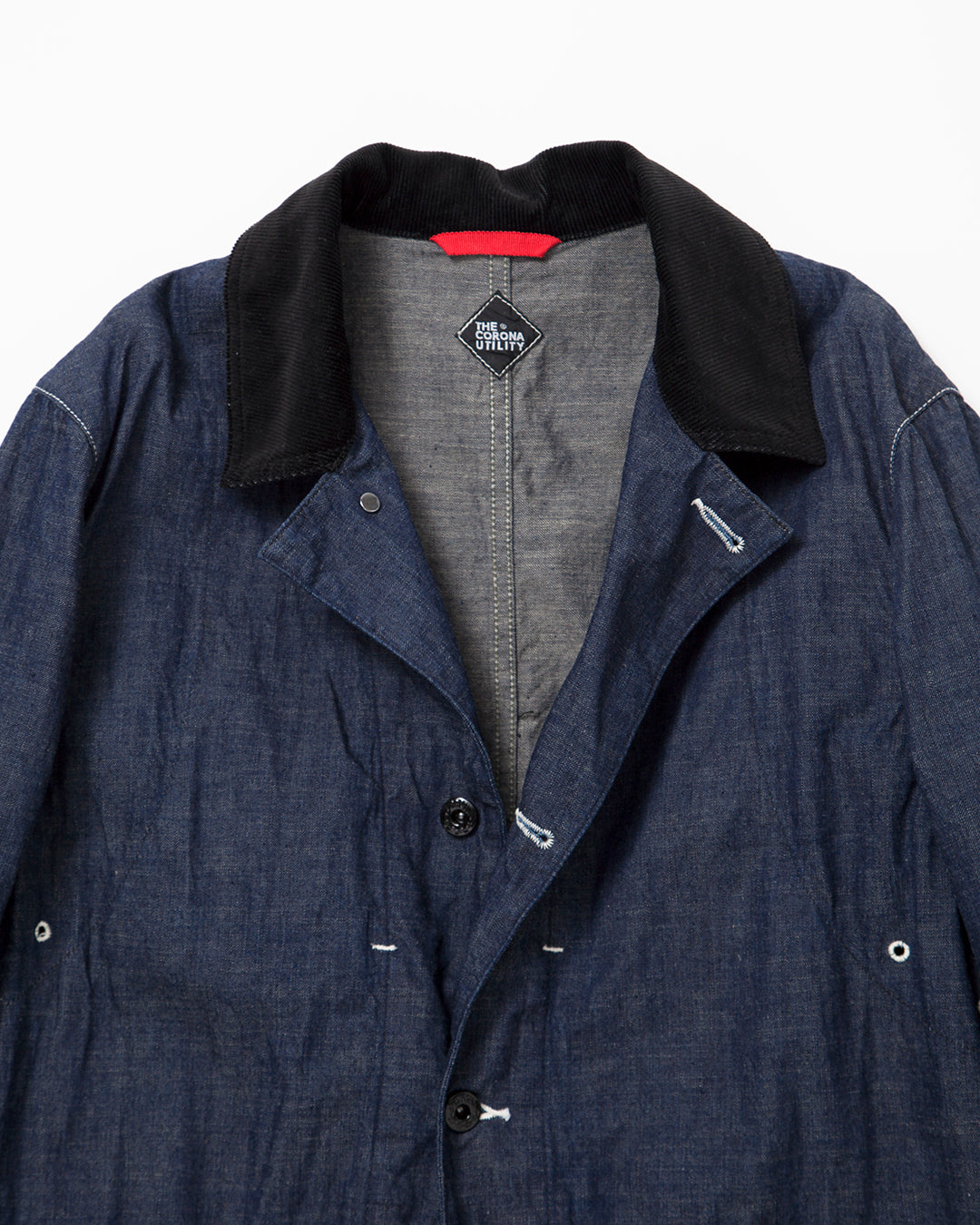 CJ002・UTILITY WORK COAT / Indigo Denim – THE CORONA UTILITY
