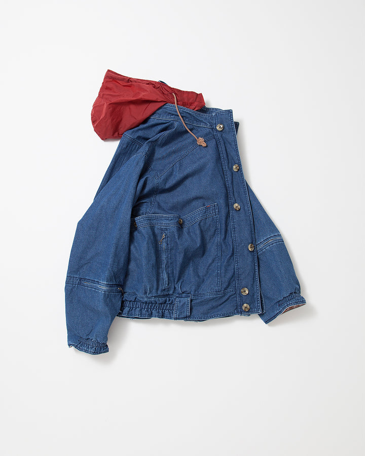 CJ051・TREK TRAVELER SHORT / Blue Denim w/ Special Bio Wash