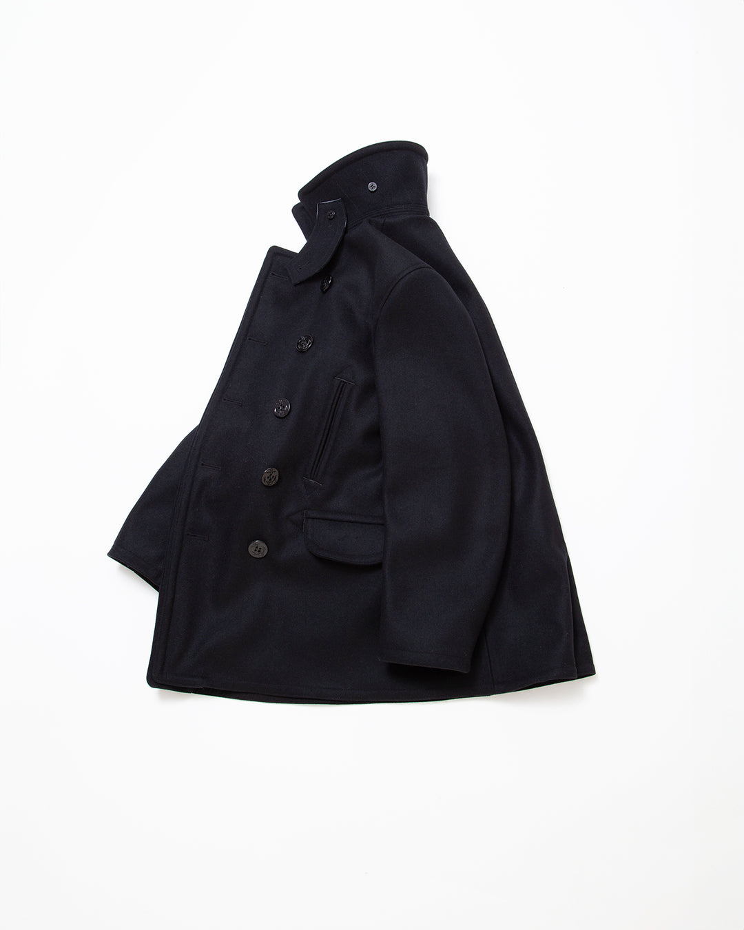 CJ067- SEAMEN'S COAT / Black