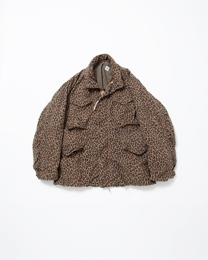 CJ112 - CORONA・M-65 FIELD JACKET / Leopard w/ Special Bio-wash