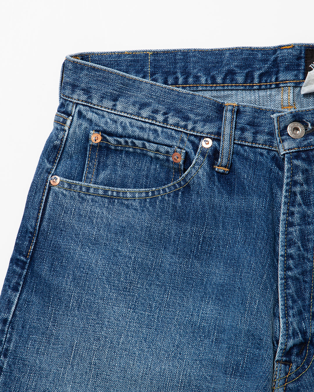 CP005 - W05 5POCKET / Indigo Denim w/ Special Bio-wash