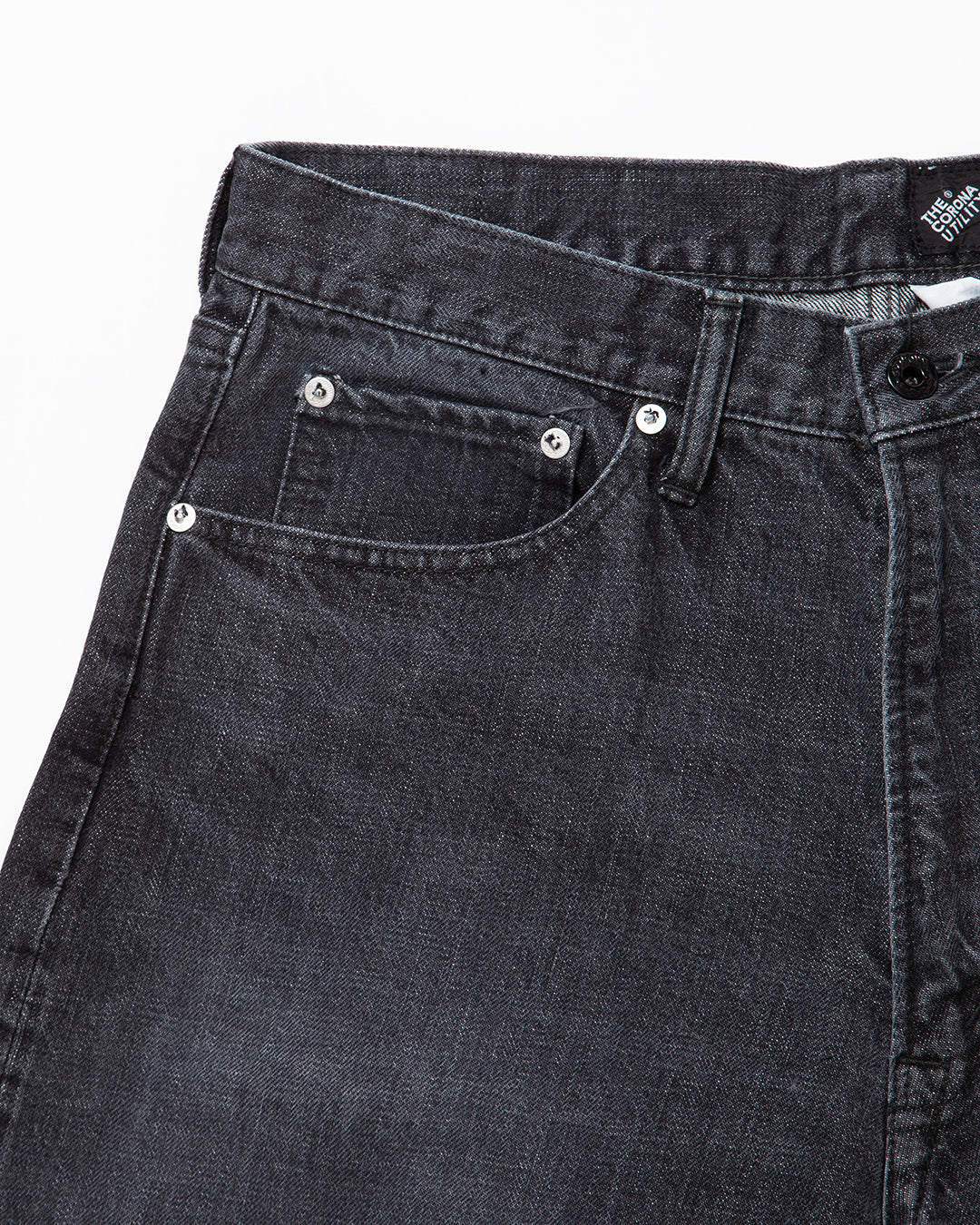 CP005 - W05 5POCKET / Black Denim w/ Special Bio-wash