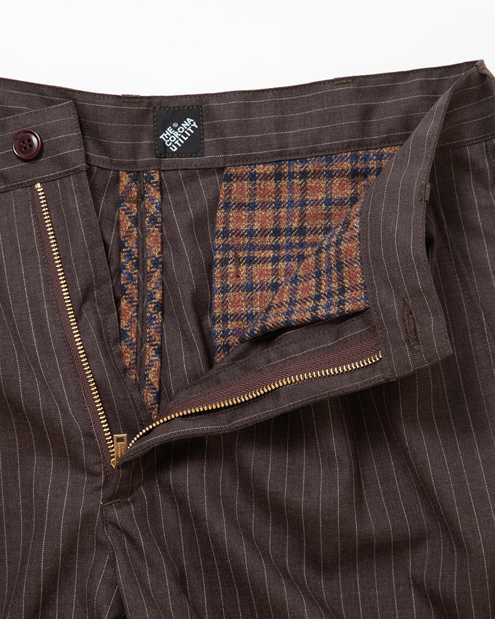 CP026 - 2T DESERT SLACKS / Brown Stripe