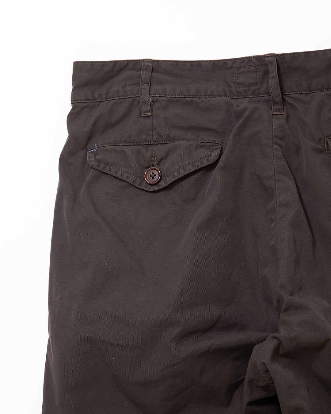 CP026 - 2T DESERT SLACKS / Chocolate Brown w/ Bio-wash