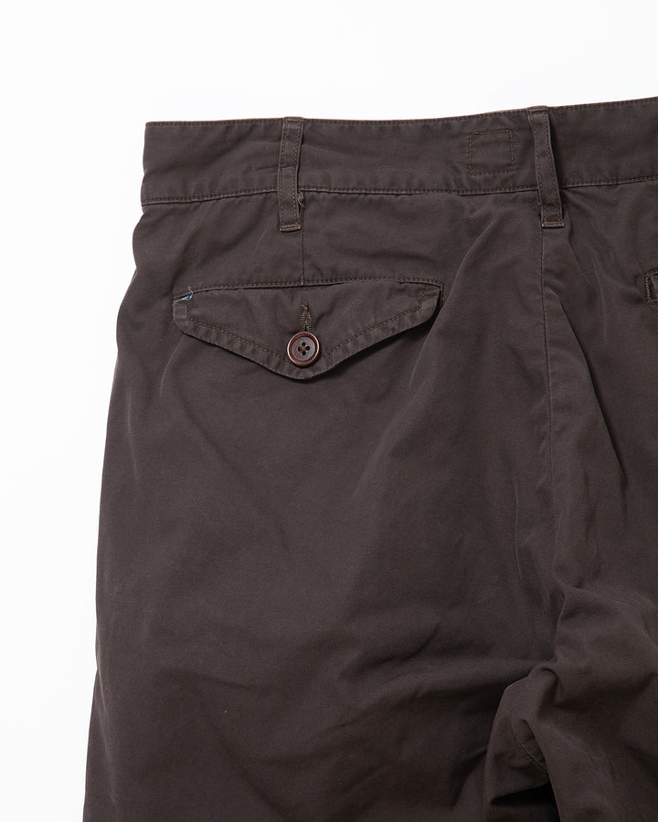 CP026 - 2T DESERT SLACKS / Chocolate Brown w/ Bio-wash