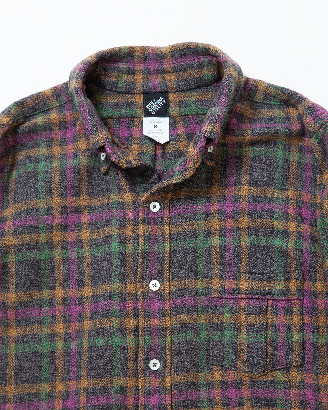CS005 - W.C.W SHIRT PULLOVER / Charcoal Grey × Multi Color