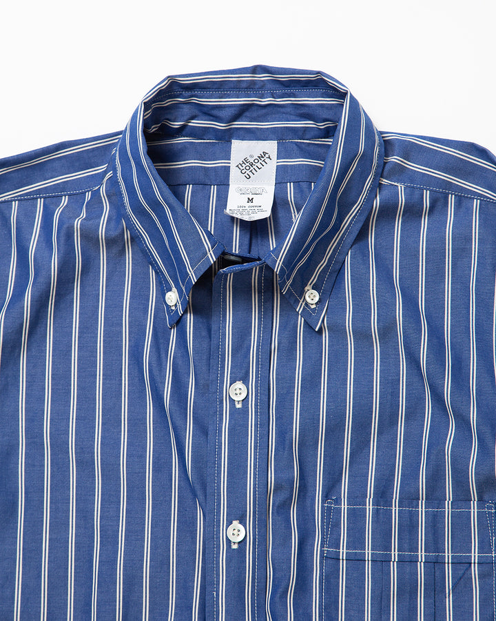 CS005 - W.C.W SHIRT PULLOVER / Blue × White