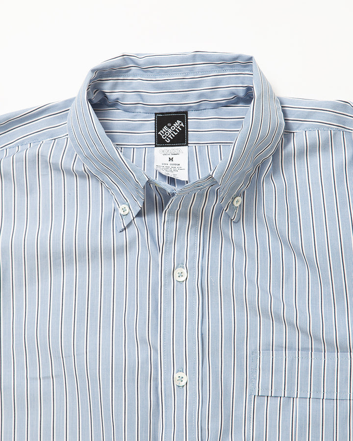 CS005 - W.C.W SHIRT PULLOVER / Blue × Charcoal