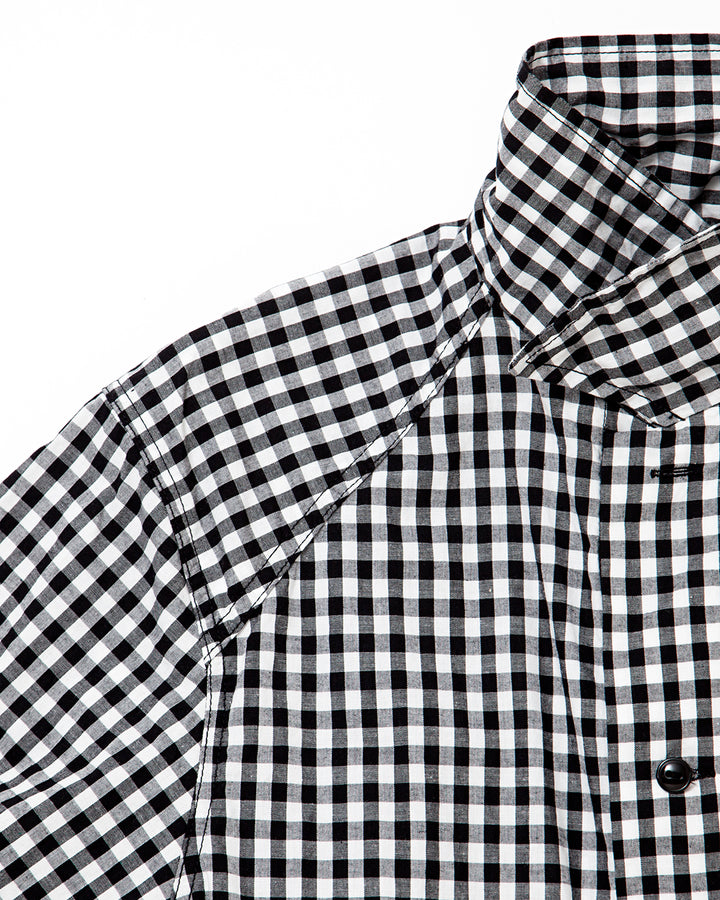 CS011S・UTILITY FIELD SHIRT / Monotone Gingham Check
