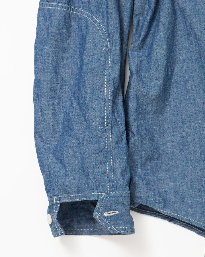 CS014 - CORONA・W-YOKE SHIRT / Blue Chambray