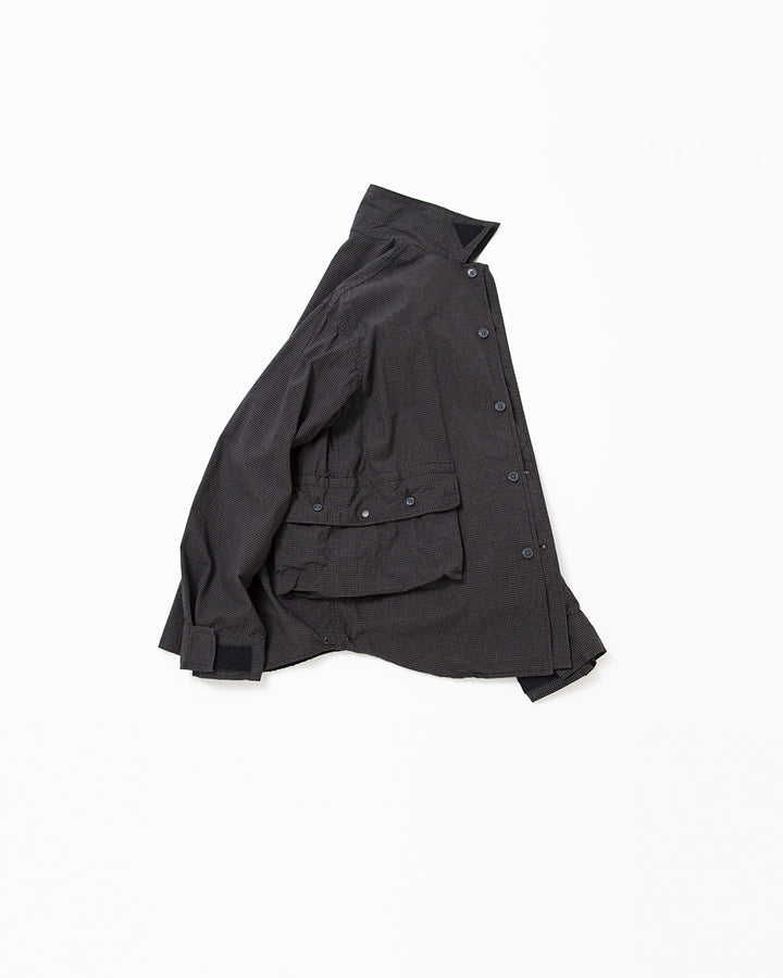CSJ001・HUNTER HIKER JAC SHIRT / Black × White