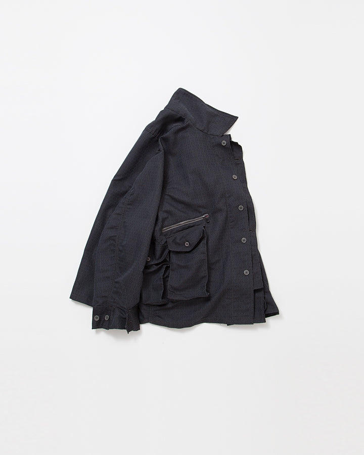 CSJ003・6POCKET JAC SHIRT / Black