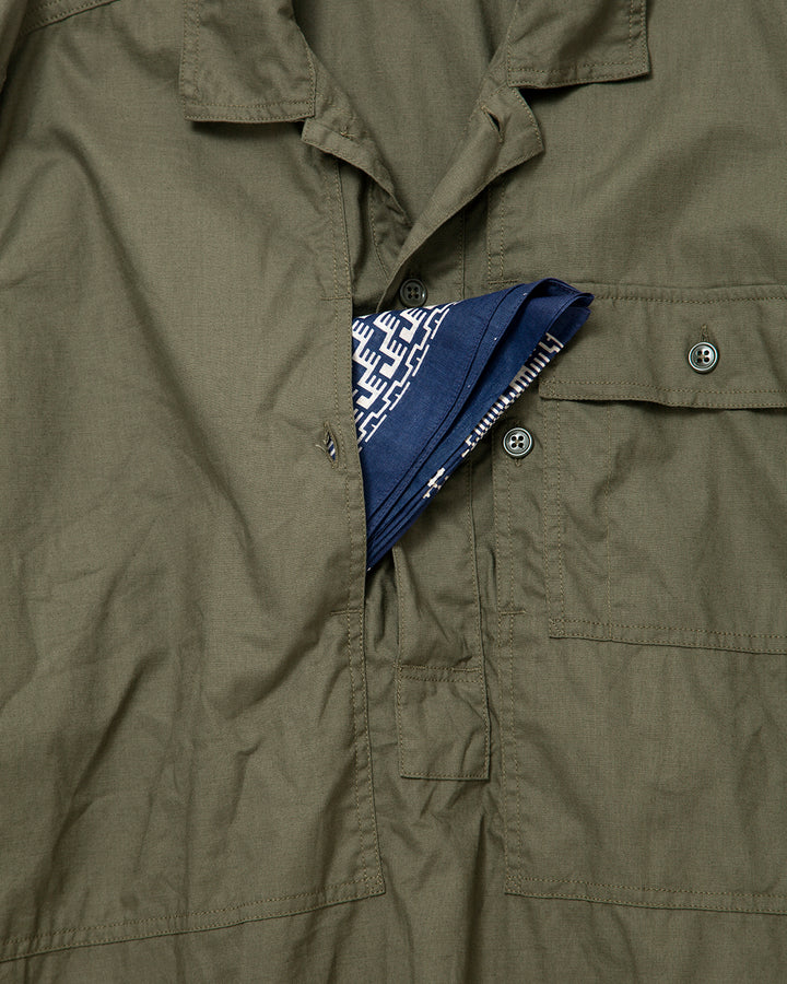 CSJ004 - CORONA・A.M PULLOVER JACKET / Olive Green