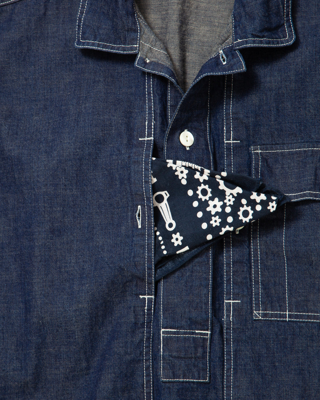 CSJ004 - CORONA・A.M PULLOVER JACKET / Indigo