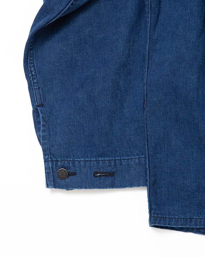 CSJ005 - N-3 JUMPER / Indigo Denim w/ Bio-wash