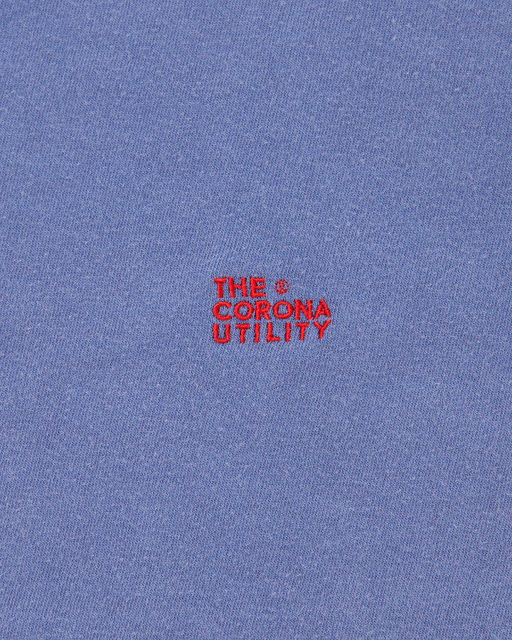 CT021・"THE CORONA UTILITY" LOGO EMBROIDERY TEE / Light Purple