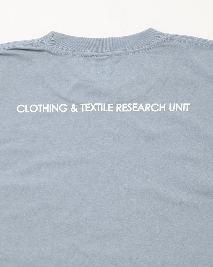 CT033 - LABEL POCKET TEE / Acid Blue