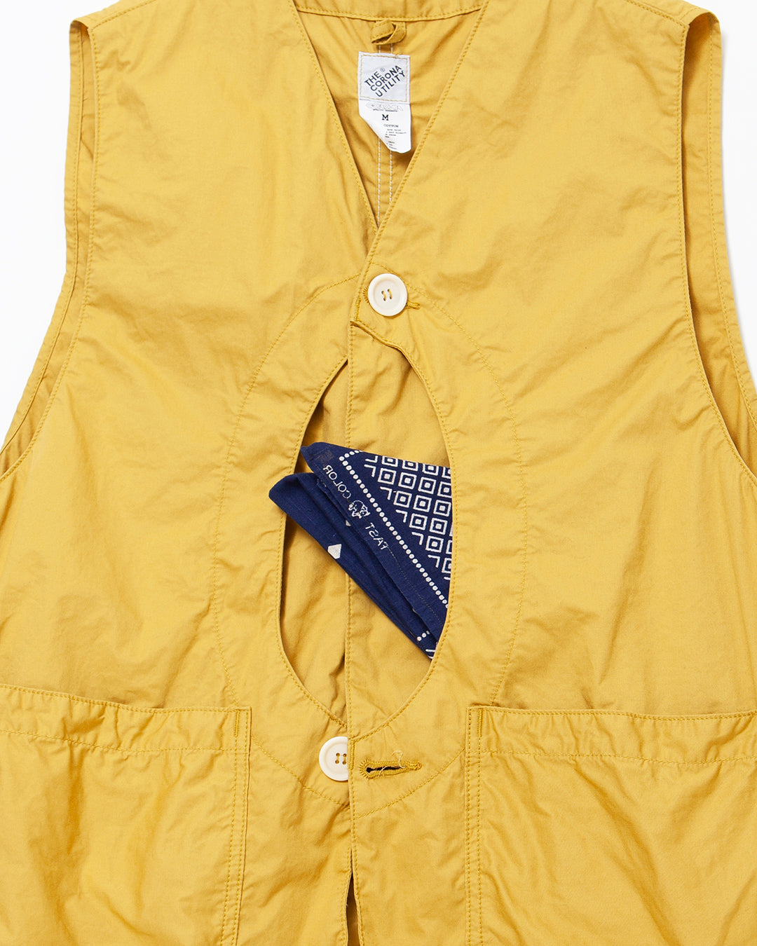 corona utility reversible vest サイズM CV002 - GAME VEST / Mustard – THE CORONA UTILITY