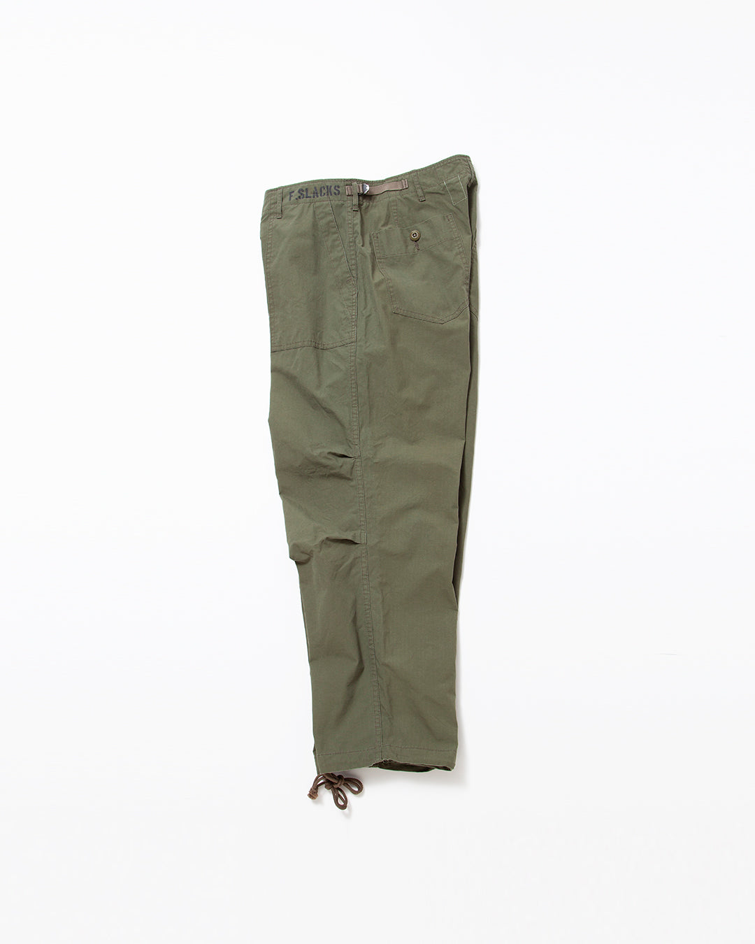 FP005 - AGGRESSOR SLACKS / Olive Green w/ Bio-wash