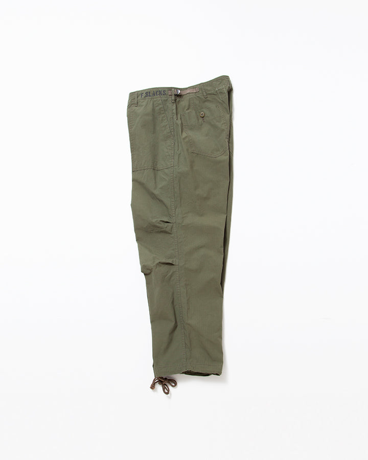 FP005 - AGGRESSOR SLACKS / Olive Green w/ Bio-wash