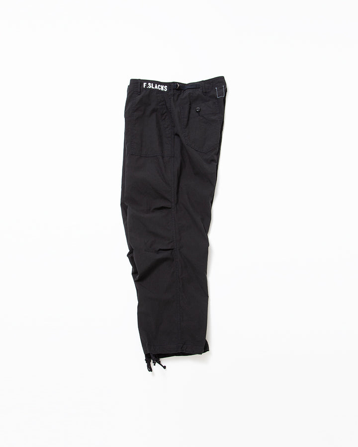 FP005 - AGGRESSOR SLACKS / Black w/ Bio-wash