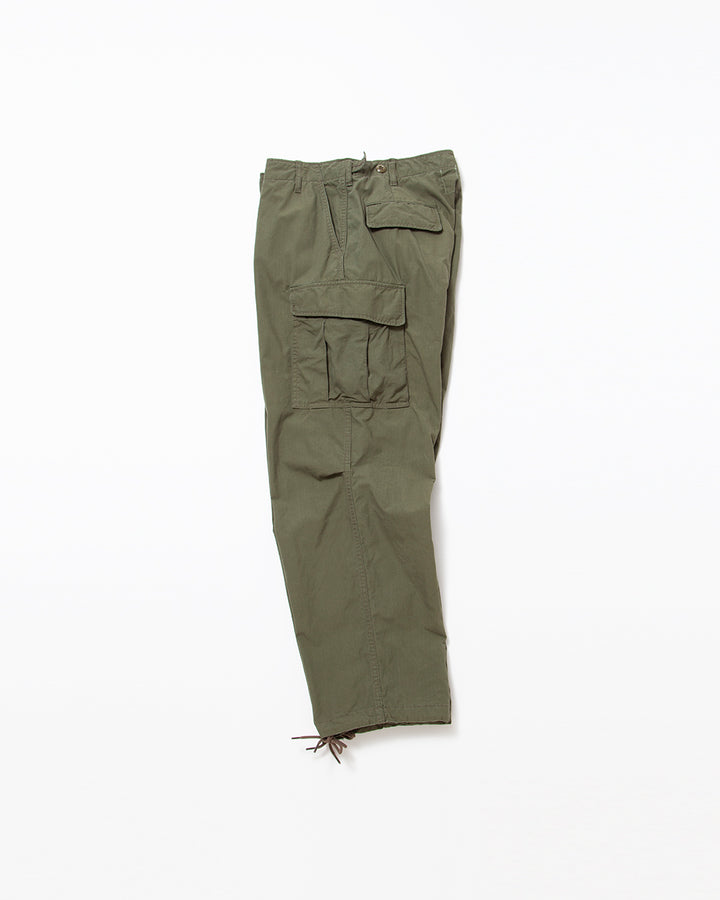 FP006 - JUNGLE SLACKS / Olive Green w/ Bio-wash