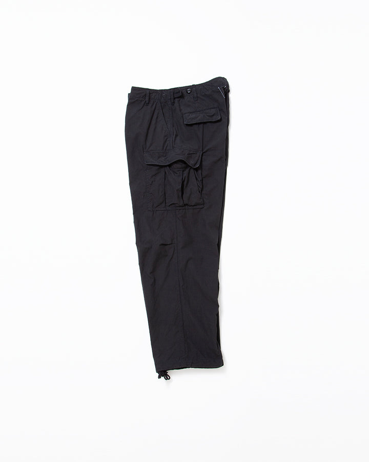 FP006 - JUNGLE SLACKS / Black w/ Bio-wash
