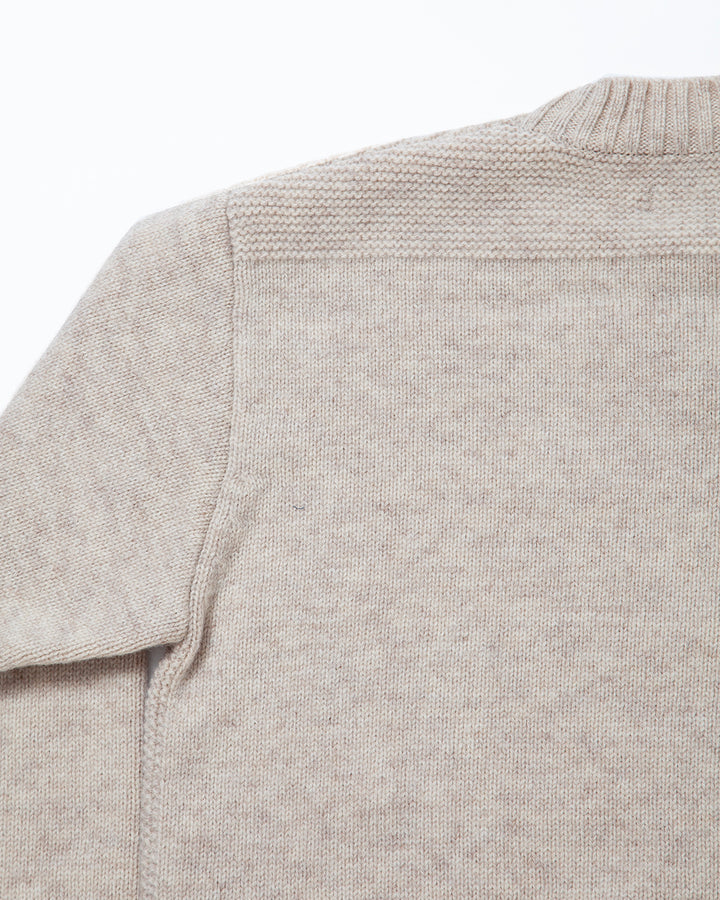 KN001 - KeyHole・NAVY CREW / Melange Sand