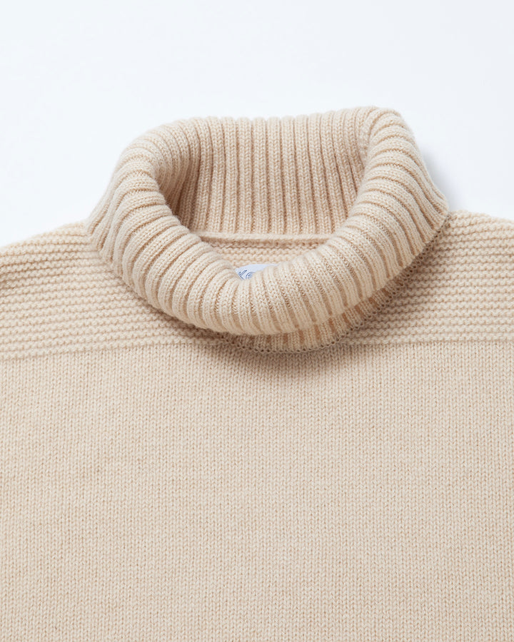 KN002 - KeyHole・NAVY TURTLE / Melange Natural