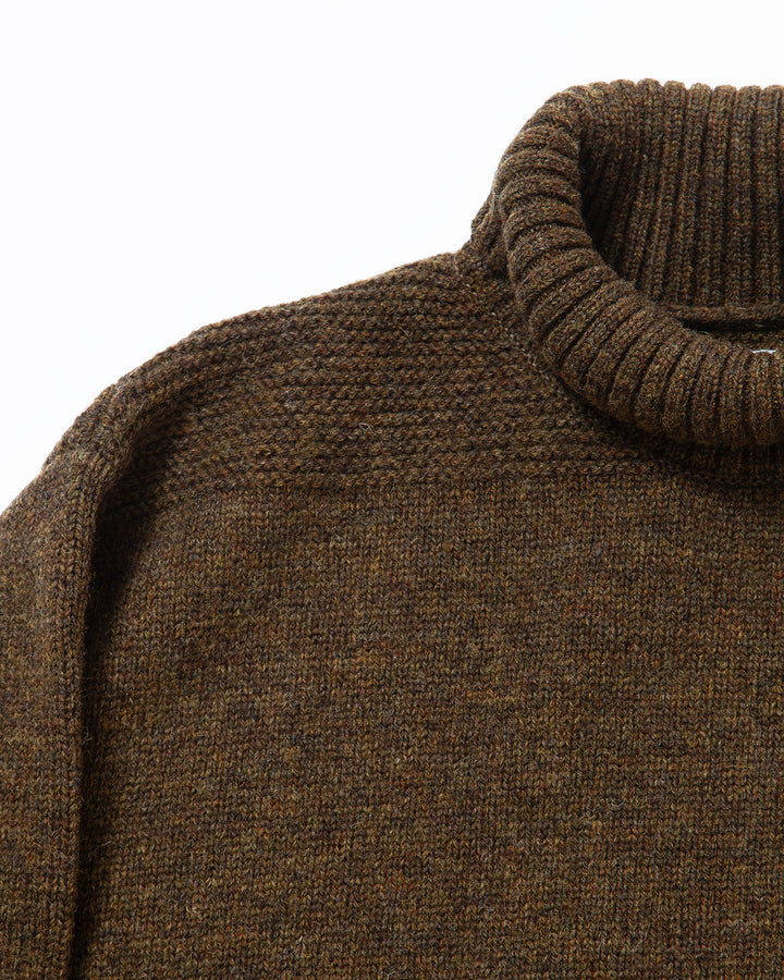 KN002 - KeyHole・NAVY TURTLE / Melange Khaki Green