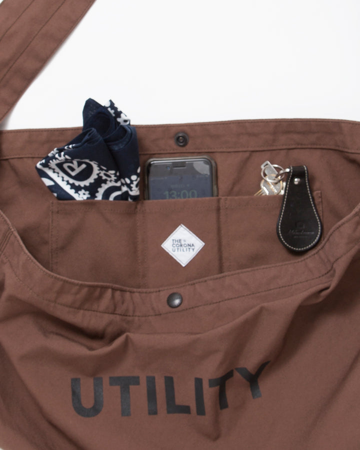 CB004 - NEWS PAPER BAG / Brown