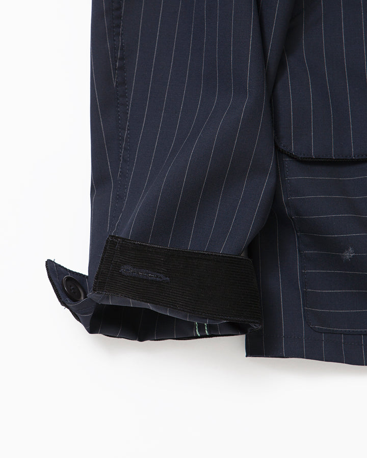 CJ001L・GAME JACKET LIGHT / Pinstripe on Navy