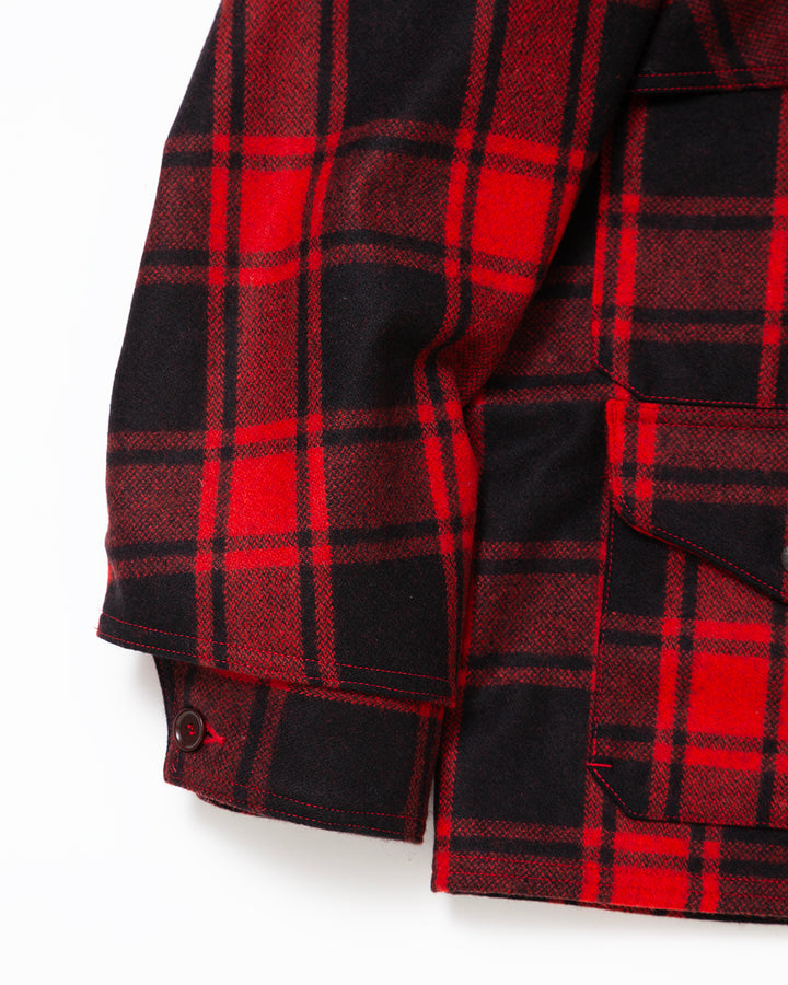 CJ007 - CORONA・ZIP LOGGER / Red × Black Buffalo Plaid