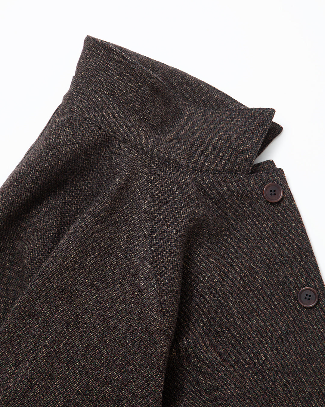 CJ027L - CORONA・UP DUSTER COAT / Melange Brown