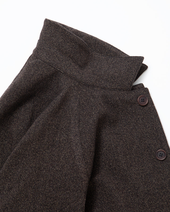 CJ027L - CORONA・UP DUSTER COAT / Melange Brown